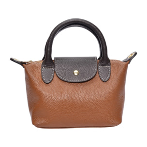 Borsa a spalla Anna Luchini Cammello