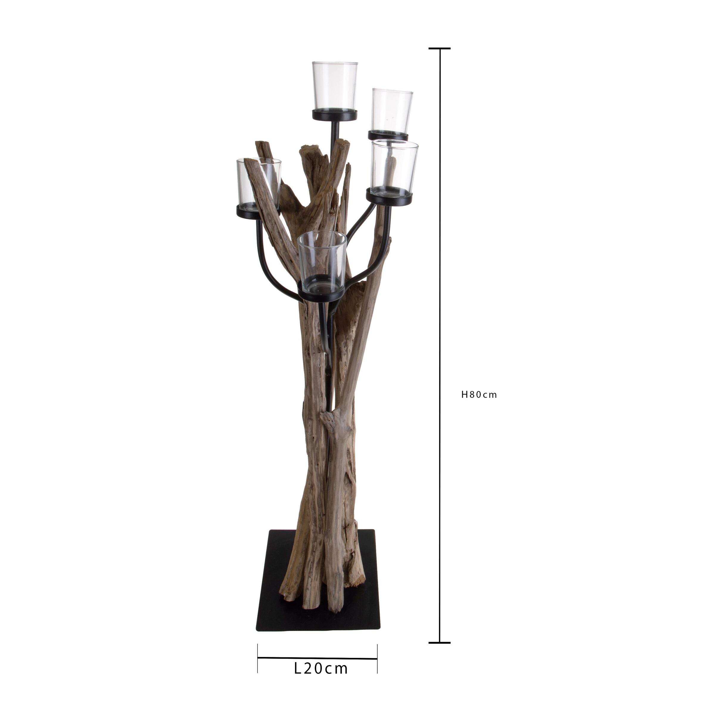 P/candele albero - Pezzi 1 - NERO - Bianchi Dino SpA
