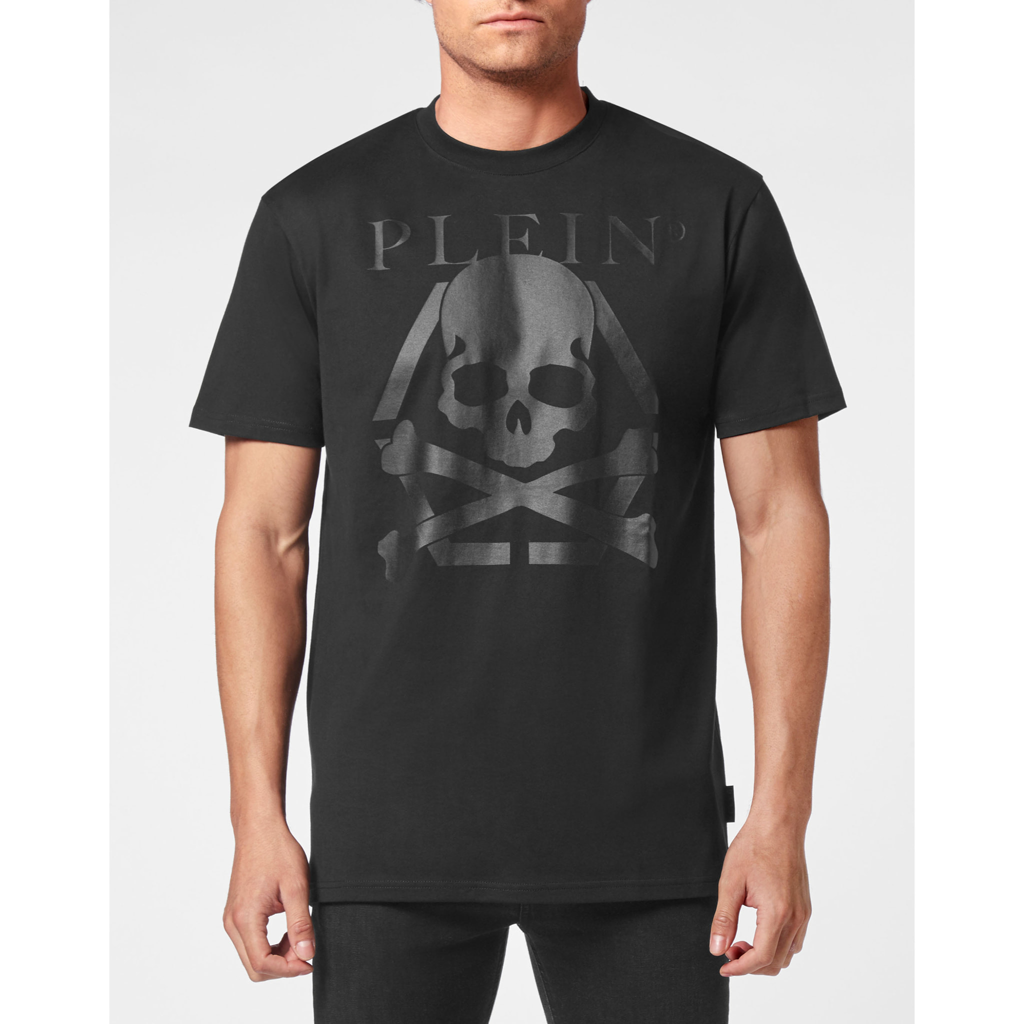 PHILIPP PLEIN T-Shirt Round Neck SKULL&BONES