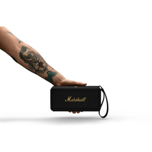 Enceinte portable MARSHALL Middleton Black & Brass - Bluetooth, étanche, autonomie 20h