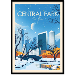 Affiche - Central Park New-York - Studio Inception