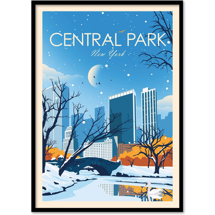 Affiche - Central Park New-York - Studio Inception