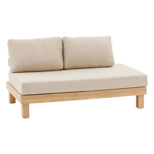 Salon de jardin "Xenia" 6 places en polyester et acacia