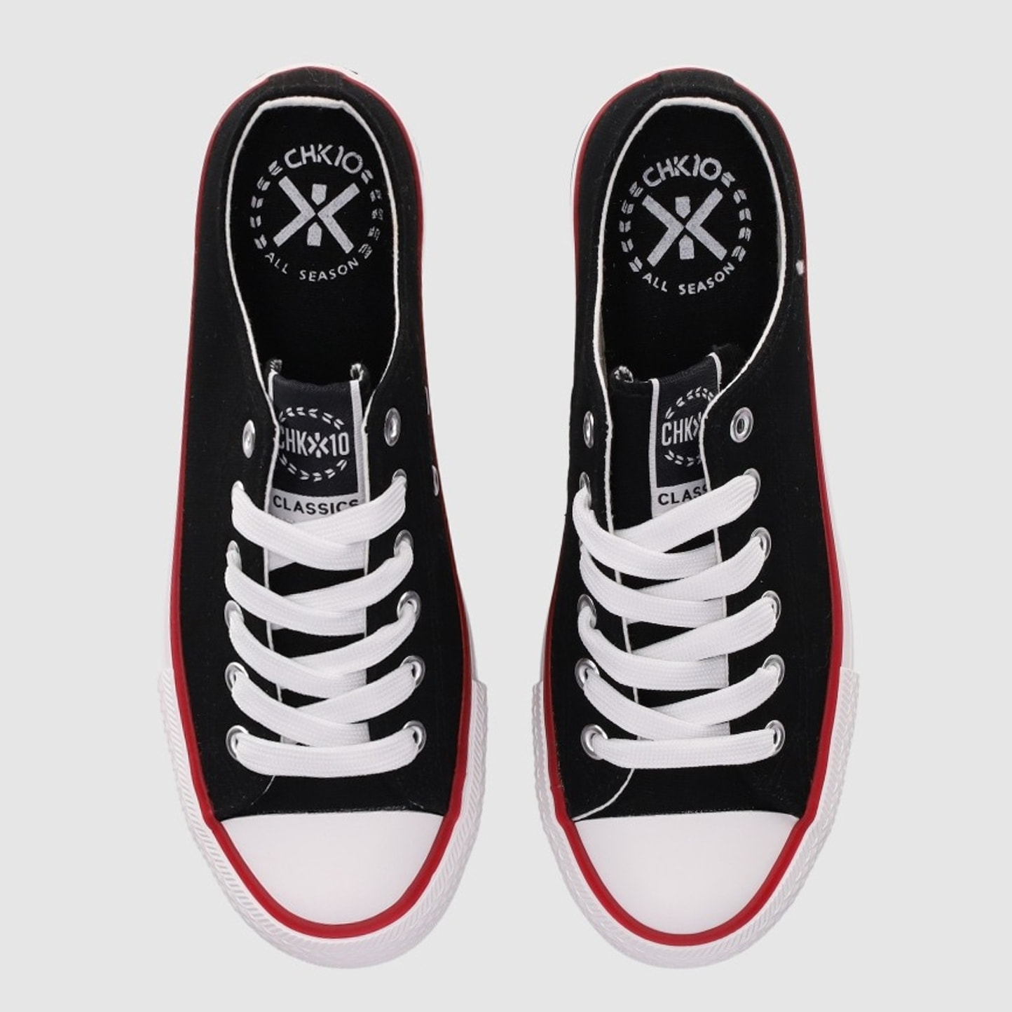 Deportivos de Tejido - Negro - Tacón: Bajo