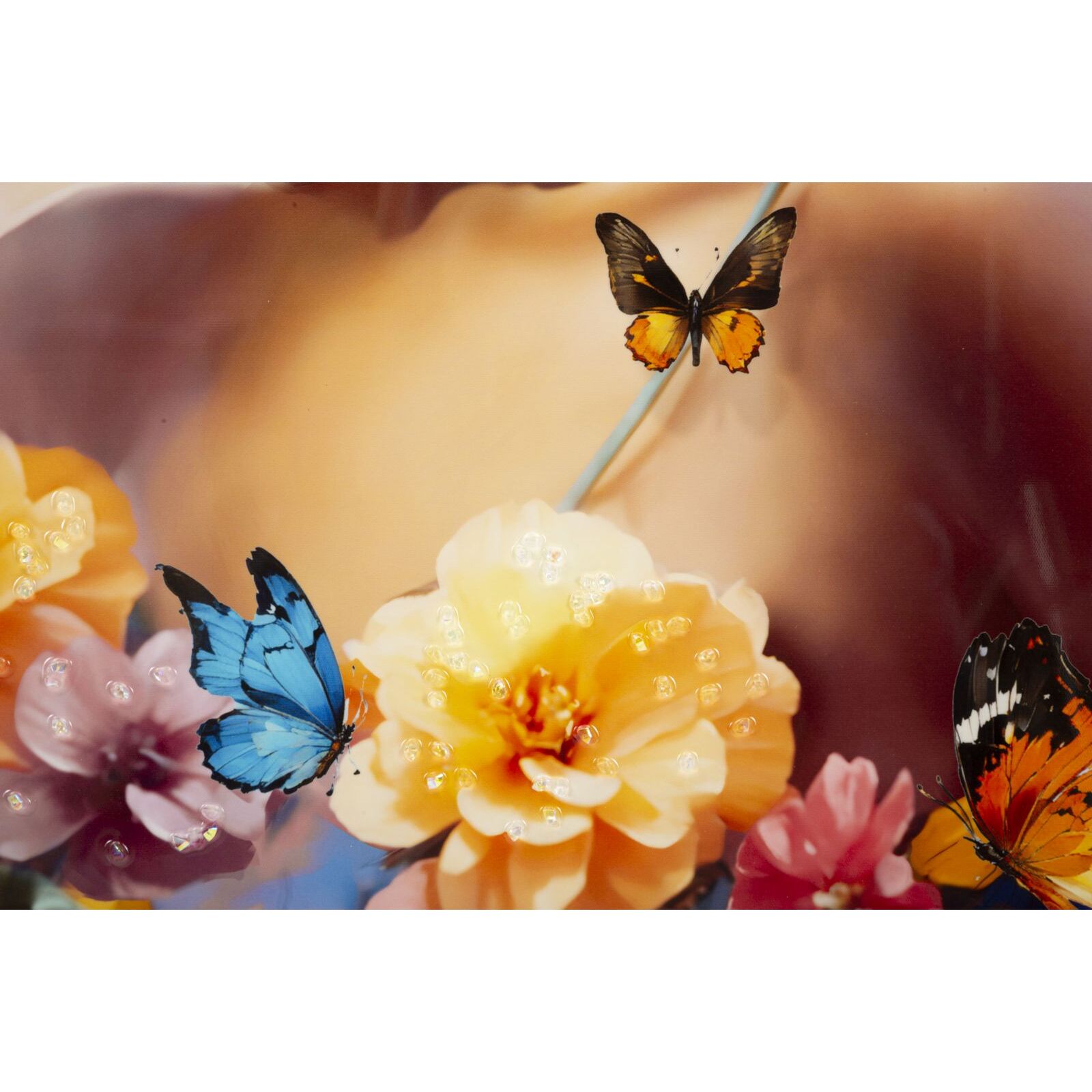 DIPINTO SU TELA LACCATO MARTY C/CORNICE -B- CM 62X4X92