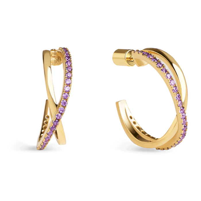 Orecchino X Lavande Placcato Oro