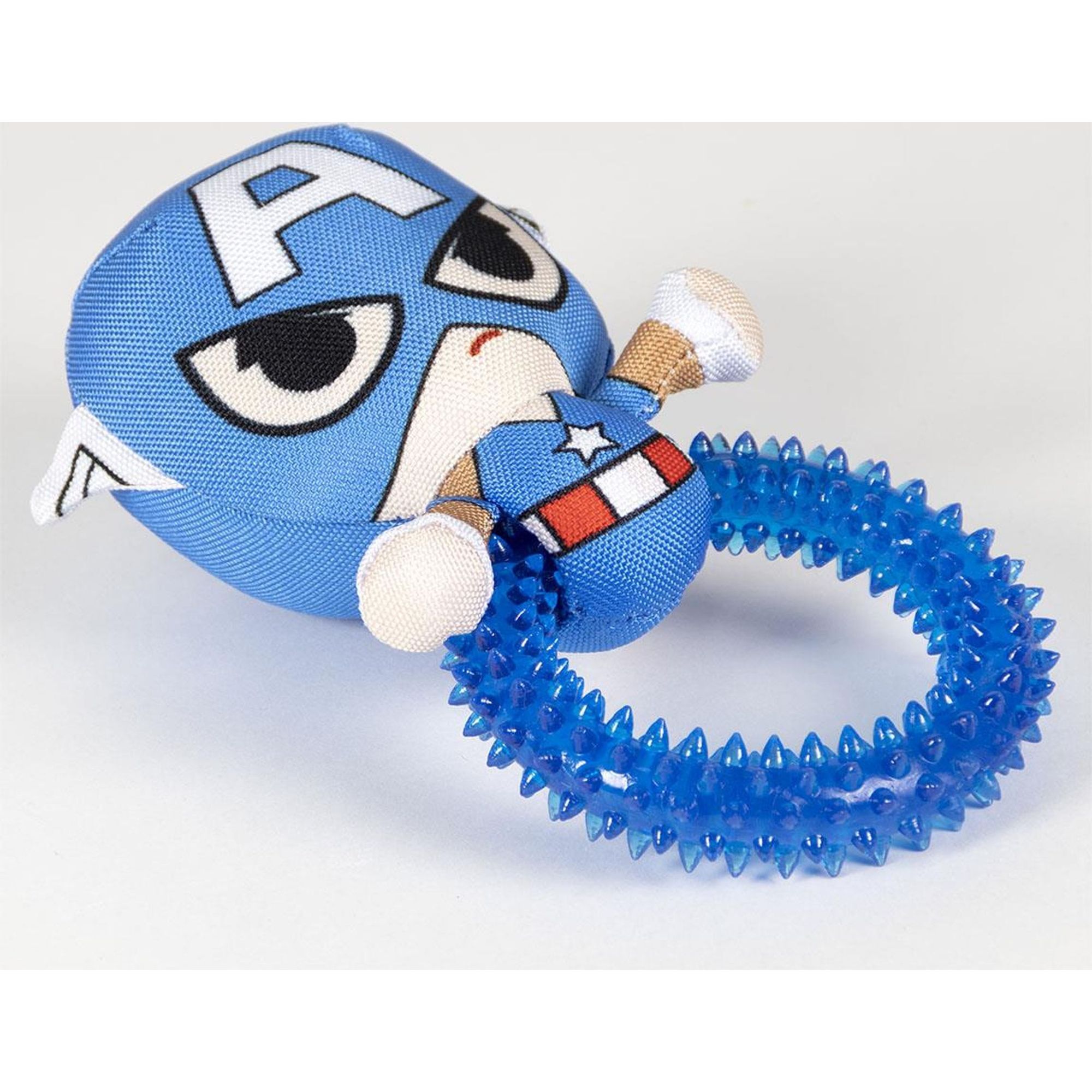 Mordedor Para Perro Avengers Capitan America Blue