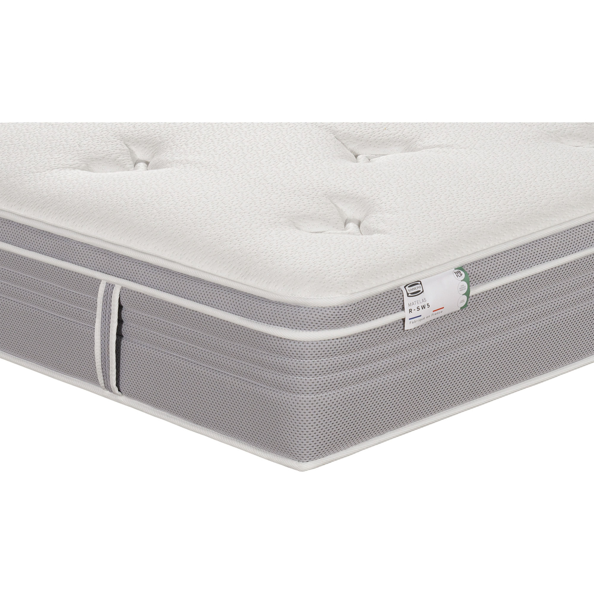 Matelas LE VISIONNAIRE 200x200, ressort ensachés, ferme, H27