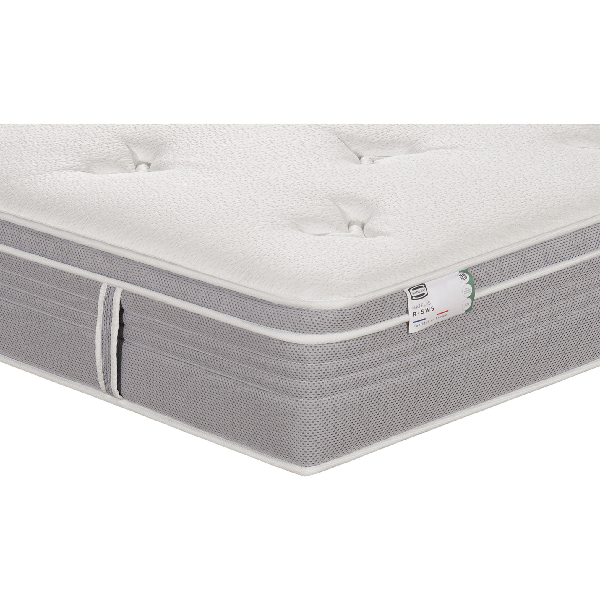 Matelas LE VISIONNAIRE, ressorts ensachés, ferme, H27