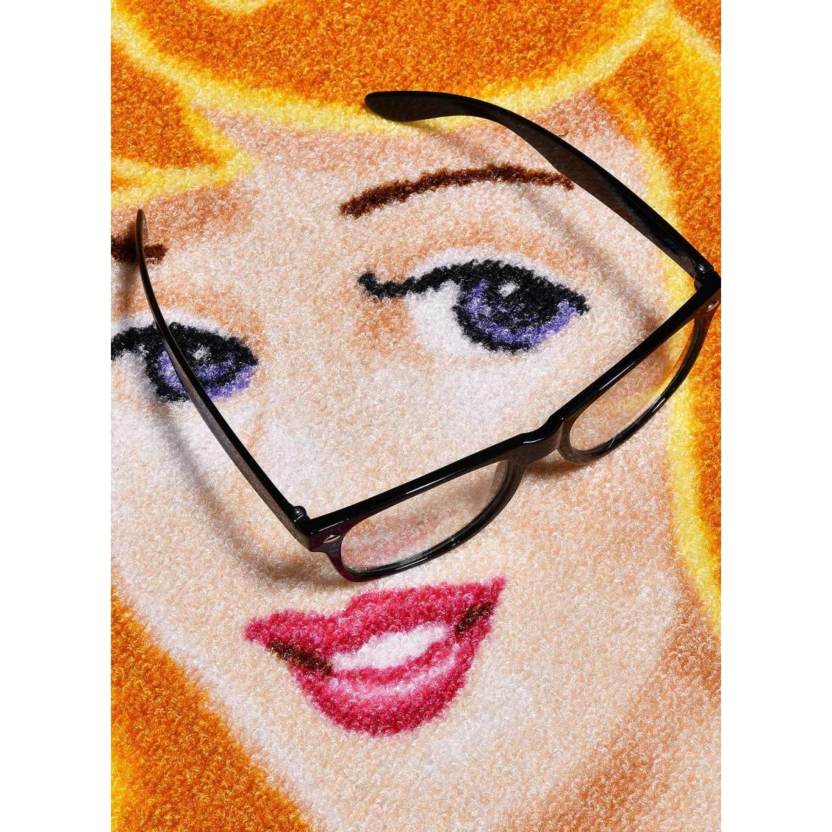 Tapis enfant Princesse Aurore, lavable en machine à 30°C