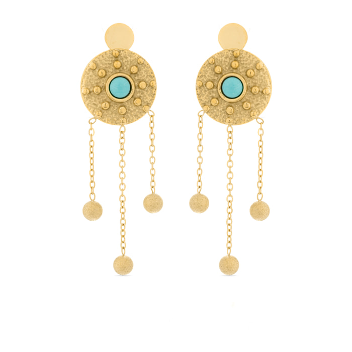 Pendientes Lux by Lux acabados oro 18k