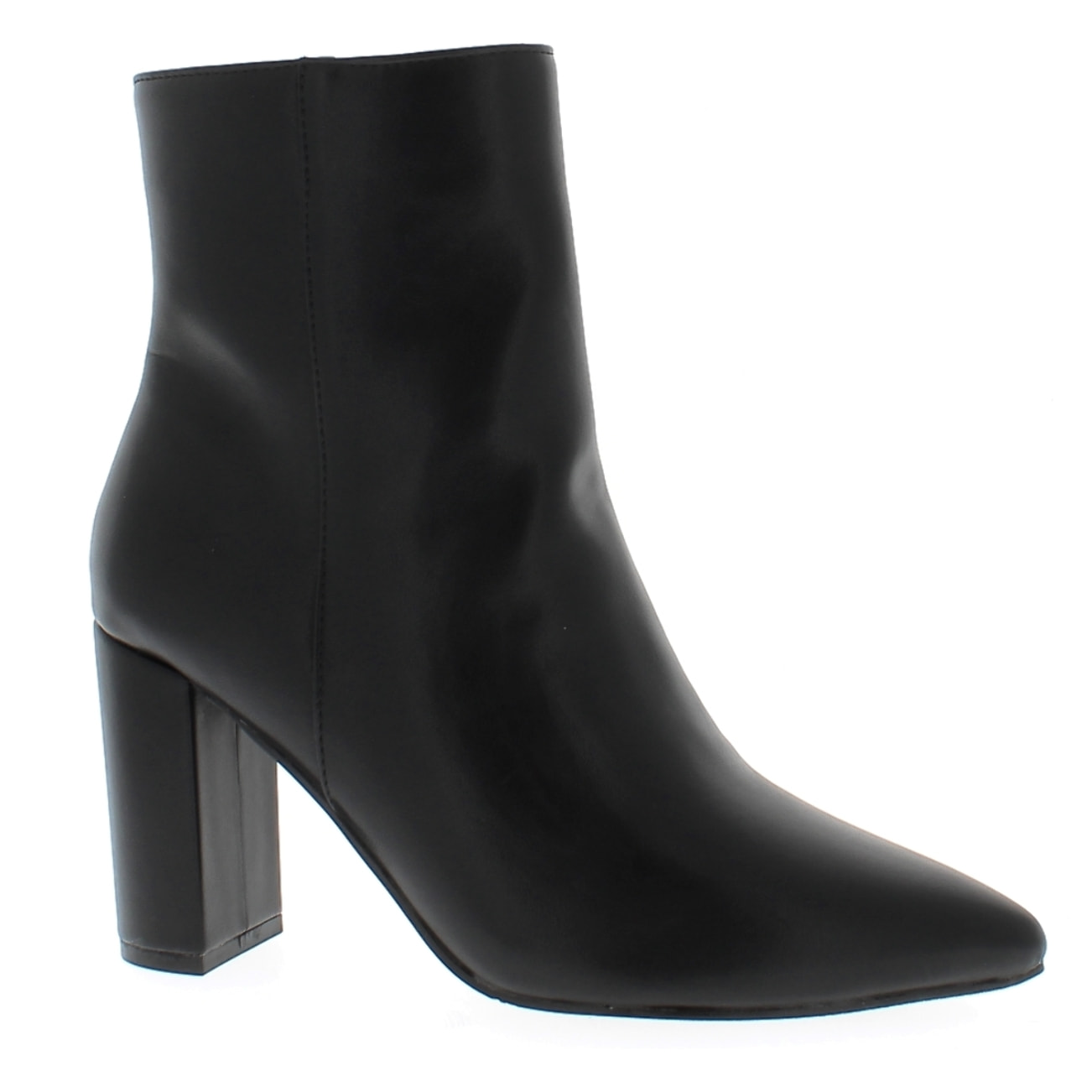 Marina Galanti Scarpe Donna Ecopelle Hankle Boot Block Heeled 80 MG W24A087 Black