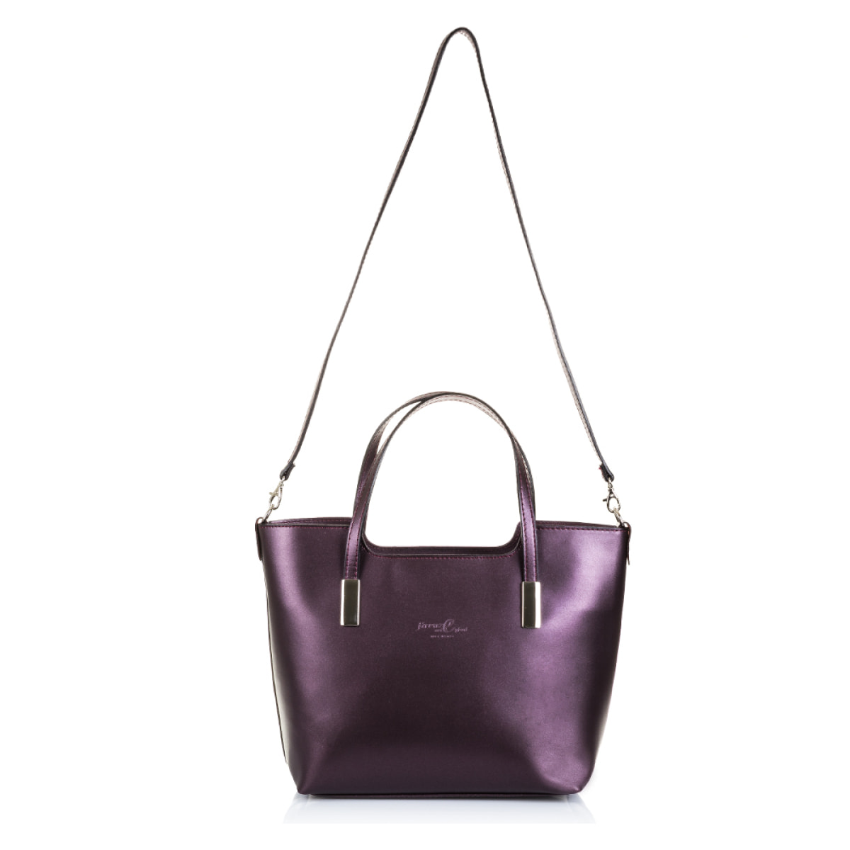 Filippa Borsa tote Donna.Pelle autentica Ruga