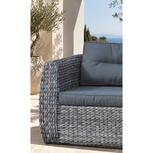BAHAMAS - Fauteuil de jardin en résine tessée