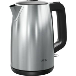 AEG Hervidor de agua de de acero inoxidable de 2200 W y 1,7 litros de capacidad K3-1-3ST