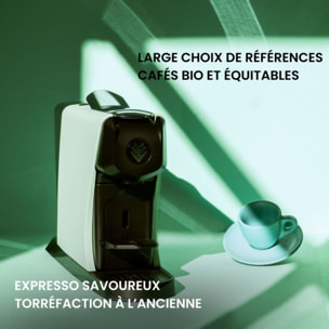 Cafetière à dosette MALONGO EOH VERT TILLEUL PASTEL