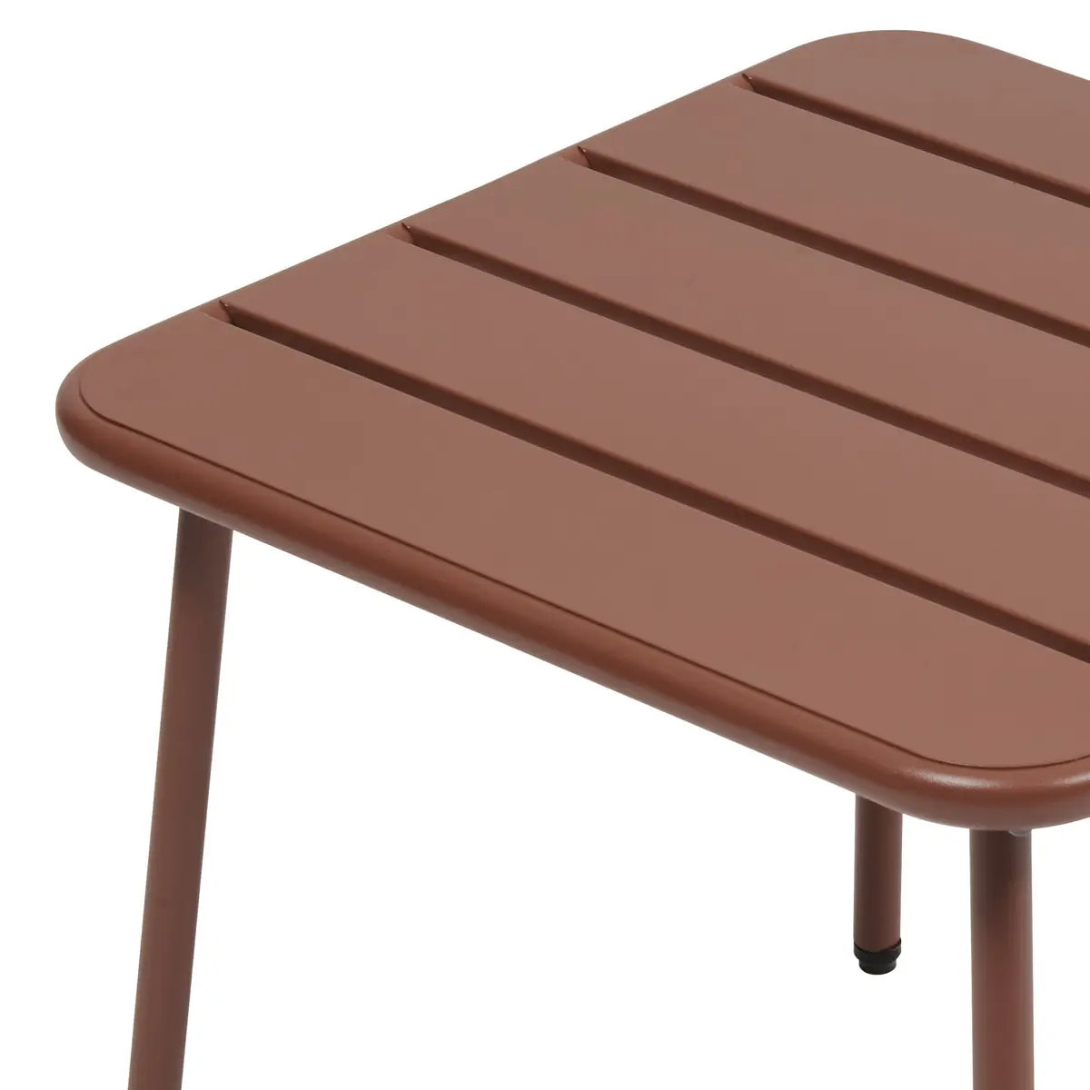 Table basse de jardin Phuket 45x45cm acajou
