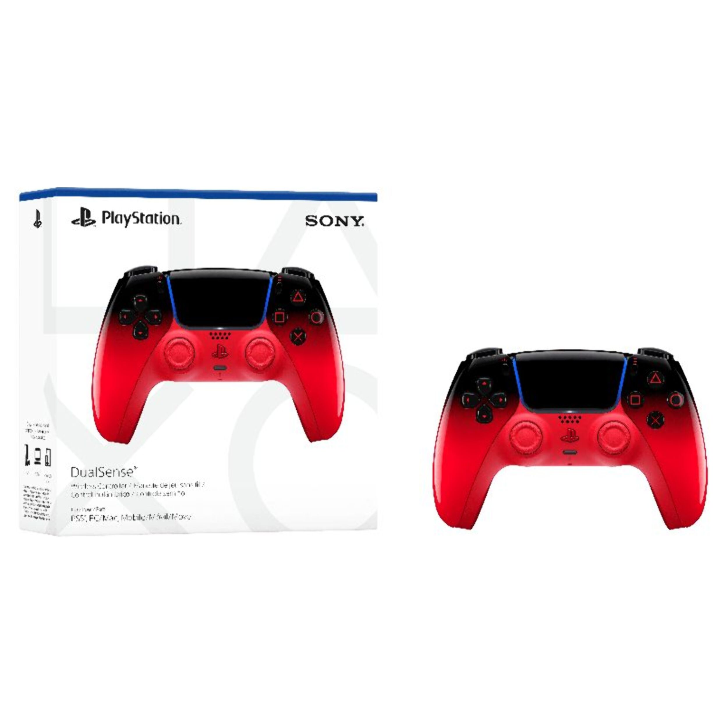 Manette SONY DUALSENSE HYPERPOP TECHNO RED