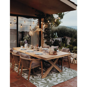 Assiette plate Clara D28cm vert