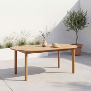 Table de jardin bois d'acacia 6 places SORRENTO