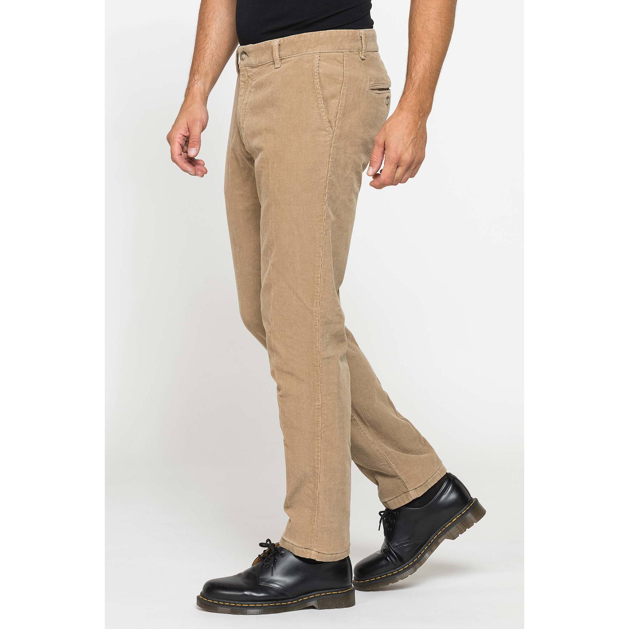 PANTALONE CHINO IN VELLUTO 1000 RIGHE TINTO PEZZA