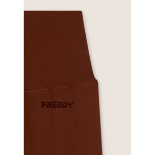 Leggings sportivi seamless a zampa con vita altissima