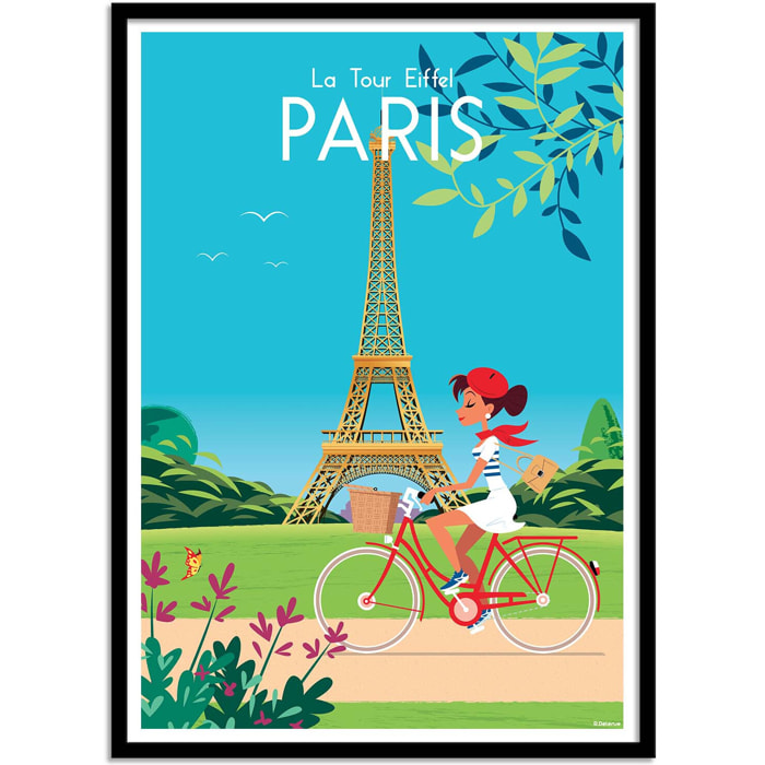 Affiche - Paris la tour Eiffel - Raphael Delerue