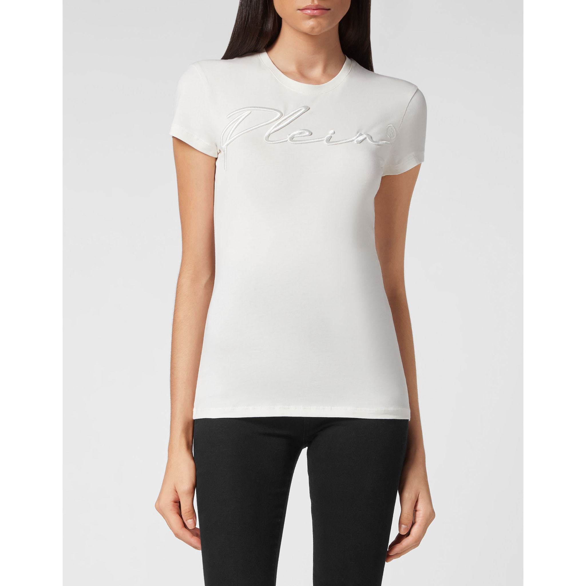 PHILIPP PLEIN T-Shirt Round Neck SIGNATURE