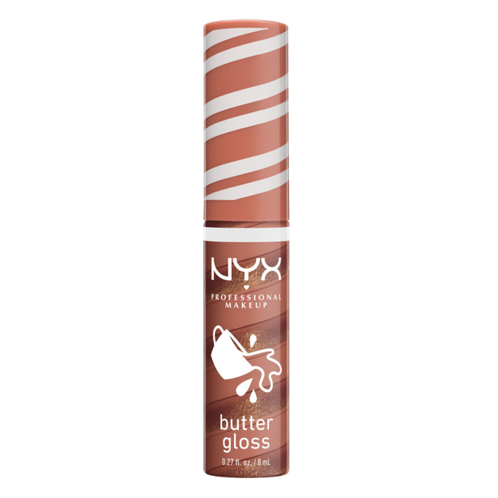 NYX Professional Makeup Butter Gloss Swirl Hot Cocoa Edition Limitée Holidays 2024