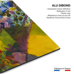 Tableau célèbre August Macke, Paysage au bord de mer Tableau alu Dibond