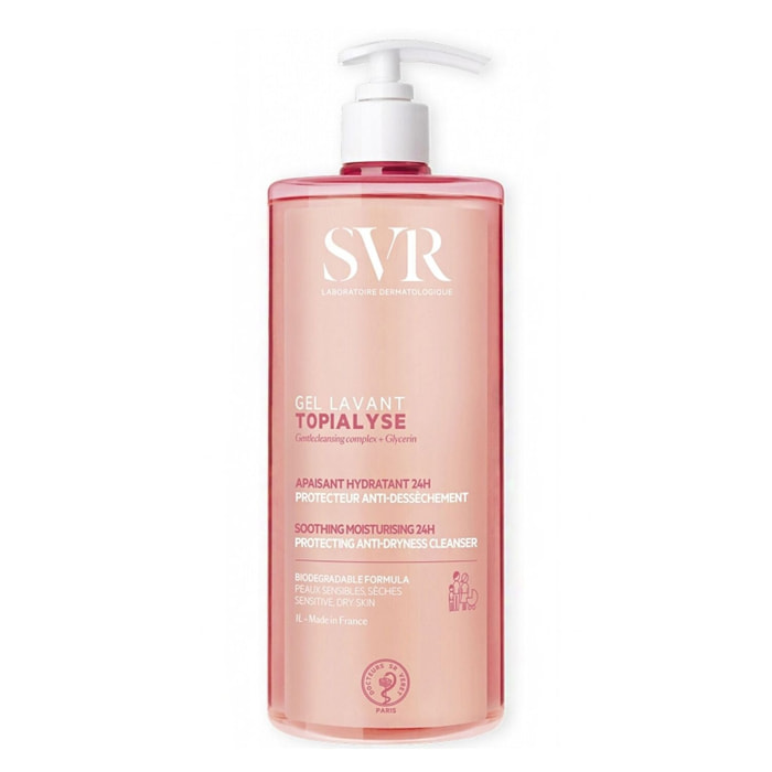 Topialyse - Gel Lavant Apaisant, Hydratant, Protecteur Anti-Dessèchement