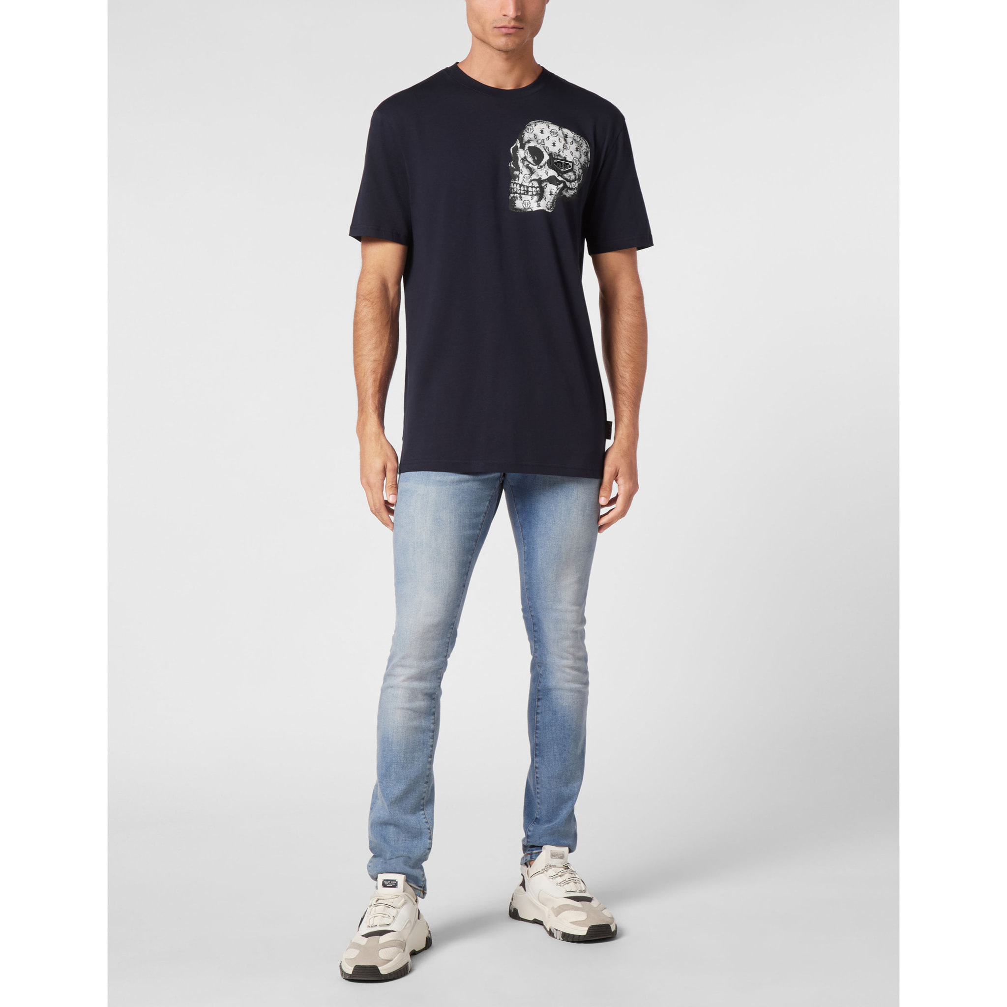 PHILIPP PLEIN Camiseta Cuello Redondo SKULL