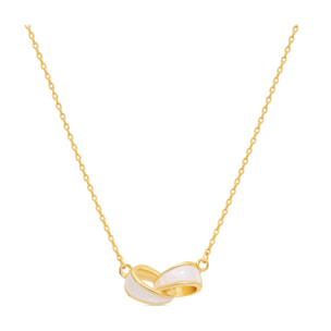 Collar Lilu acabado oro amarillo 18k