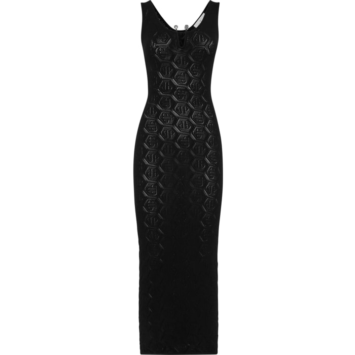 PHILIPP PLEIN Knit Day Dress MONOGRAM