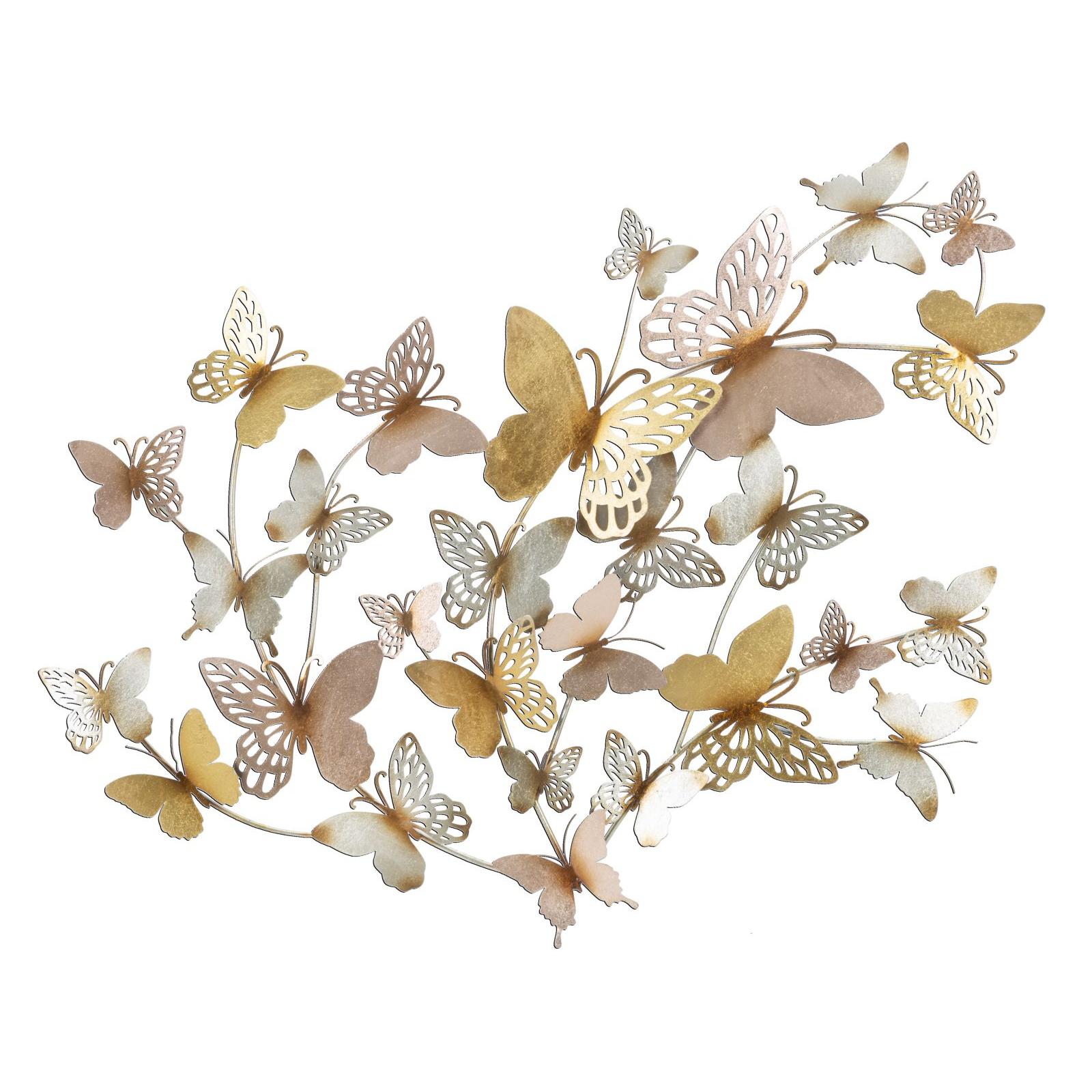 PANNELLO DA MURO BUTTERFLIES CHARME1921 MULTICOLORE