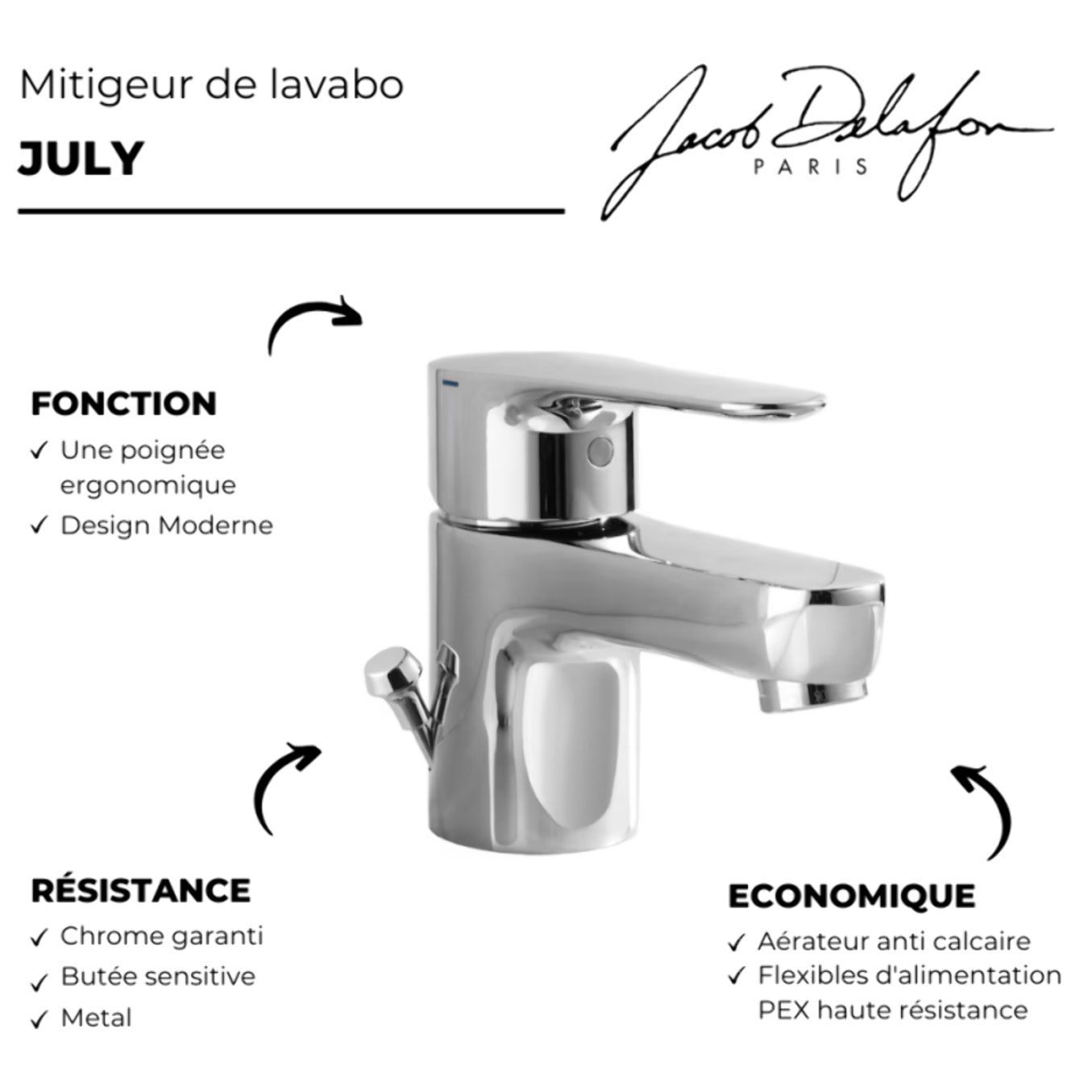 Mitigeur lavabo July