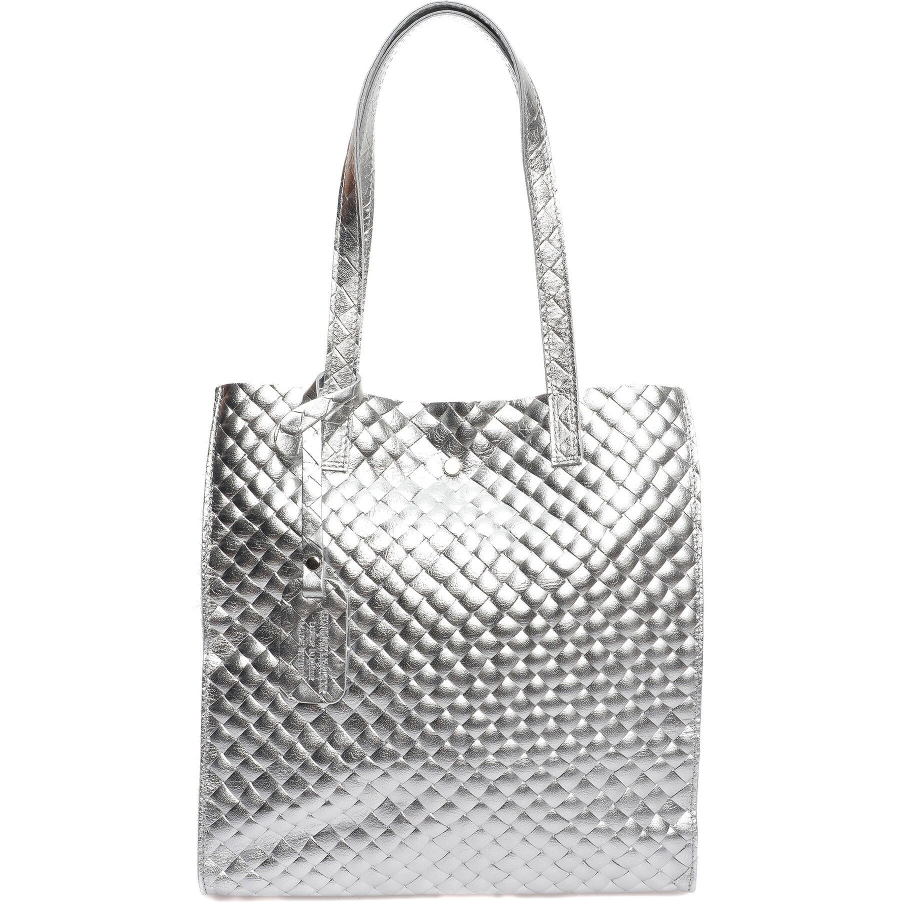 Borsa a tracolla Anna Luchini Argentato