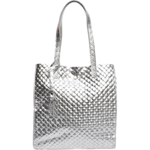 Borsa a tracolla Anna Luchini Argentato