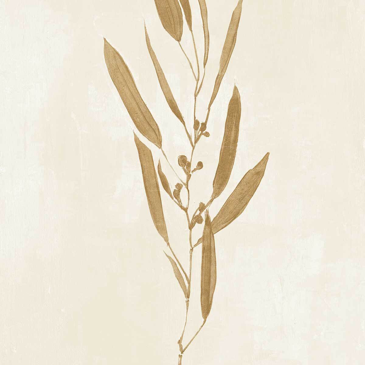 Affiche fleurs Recolte d'or Mina Affiche + cadre en bois - Chêne