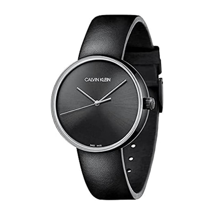 Orologio Calvin Klein CLEAR TOP Vera Pelle Nero