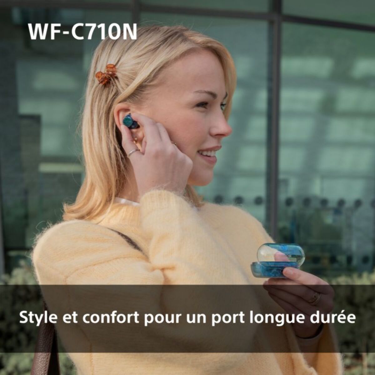 Ecouteurs SONY WF-C710N Rose