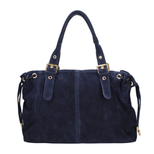 Borsa a mano da donna Made in Italy - Modello Celeste Plus - 100% pelle - 20.0 x 28.5 x 41.0 cm