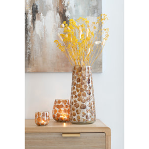 J-Line vase Gerard - verre - ambre - 36.5 cm hoog