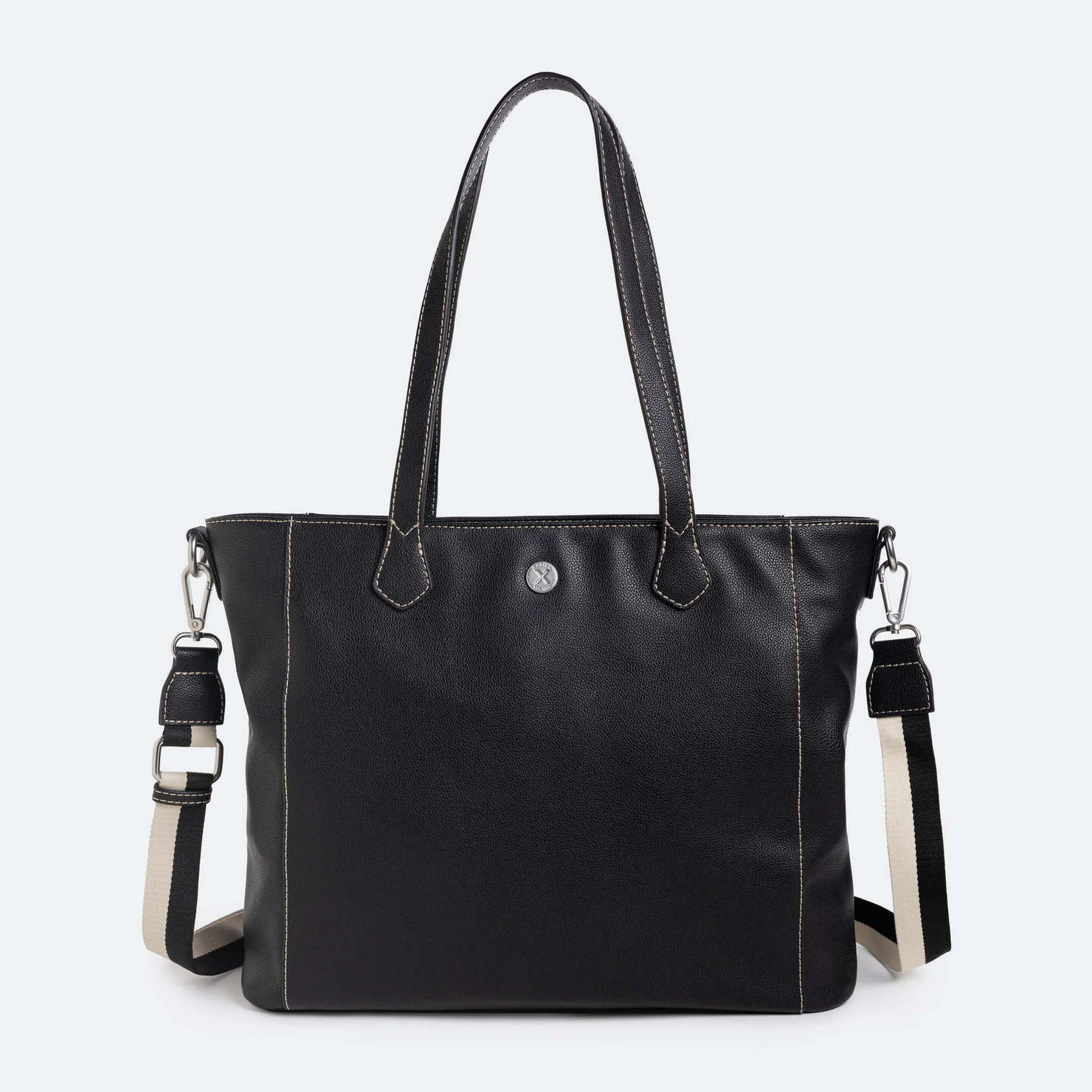 ESSENTIALS SHOPPER BLACK