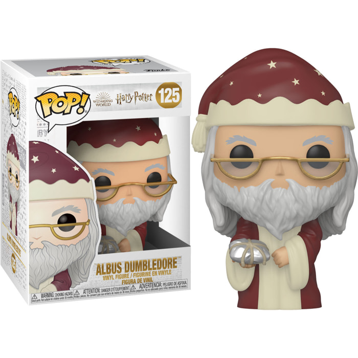 Harry Potter Funko POP Film Vinile Figura Albus Silente Vacanze di Natale 9 cm