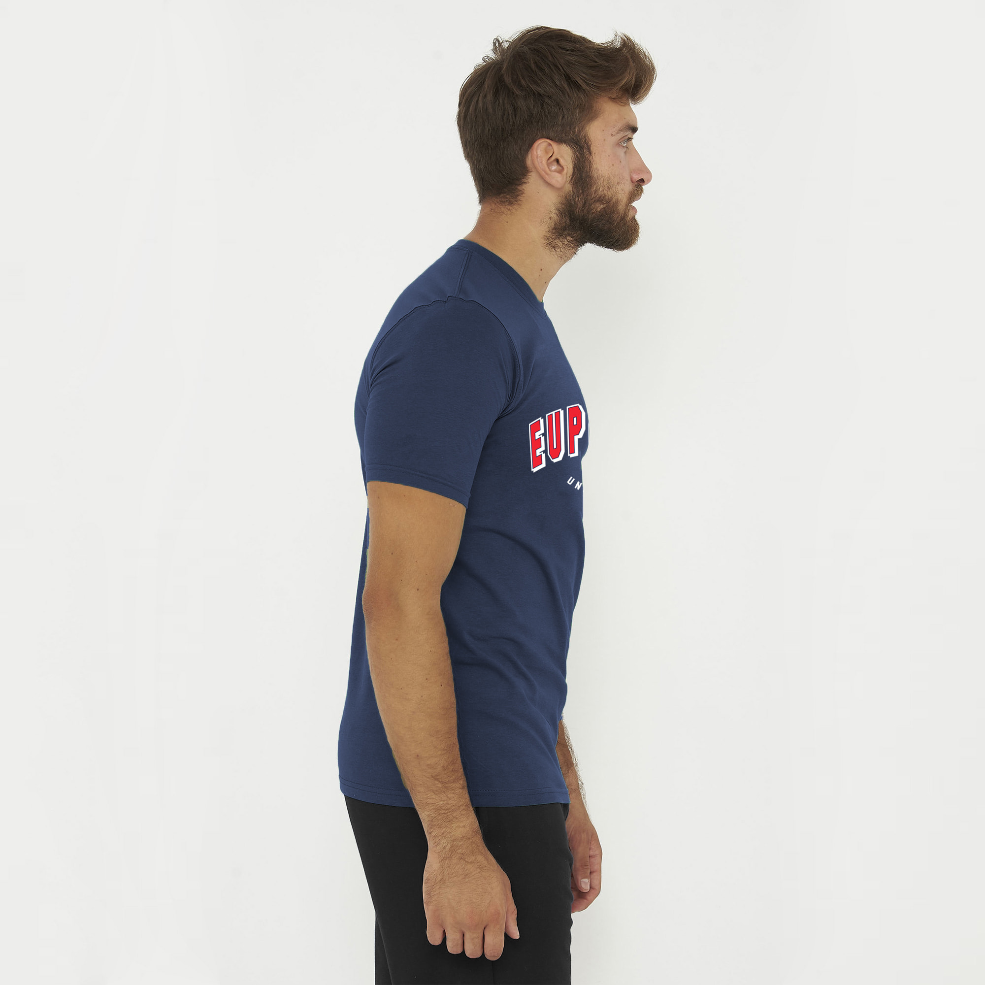T-shirt in cotone da uomo EUPHORIA blu