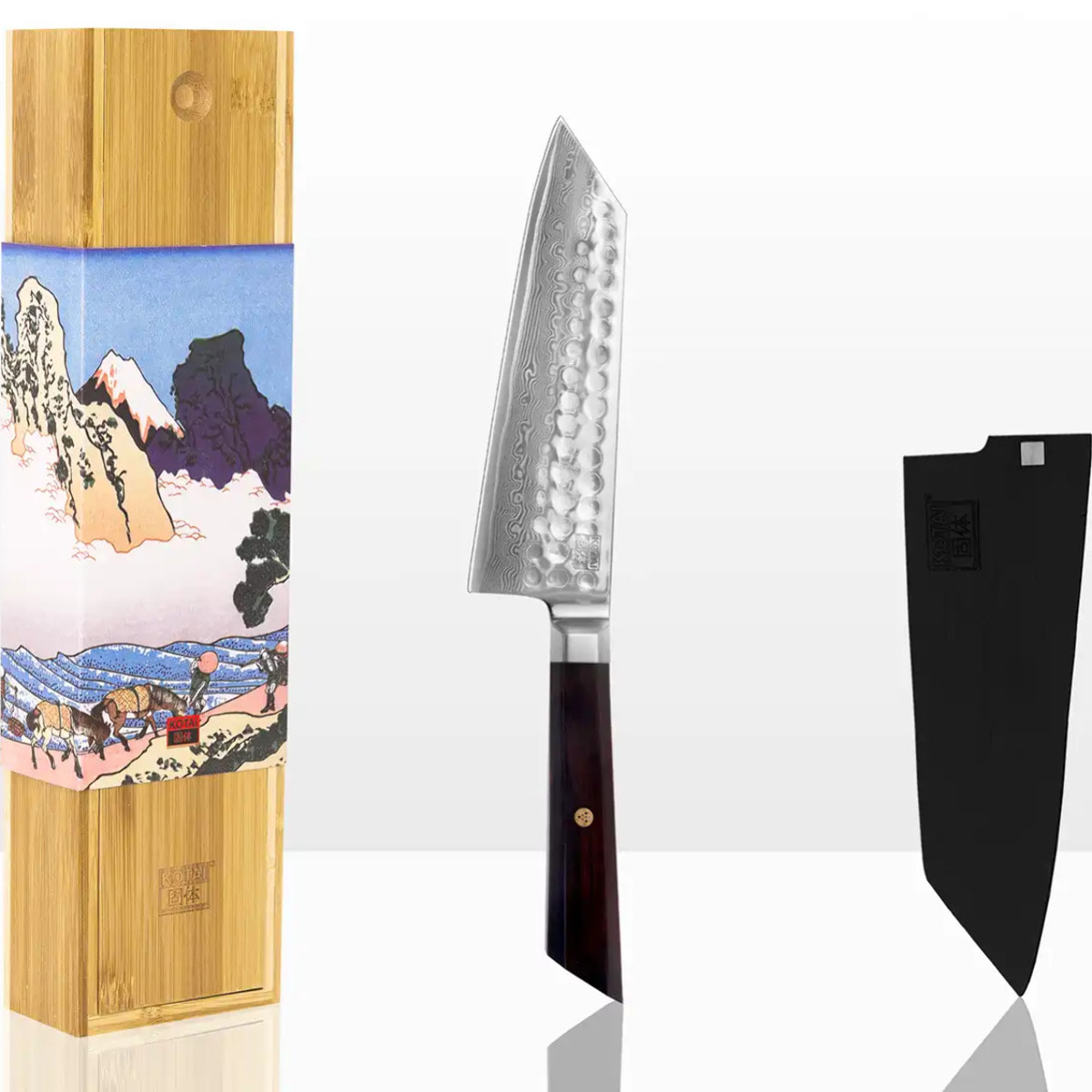 Cuchillo "Santoku Bunka" - 170mm - Colección Bunka Damascus