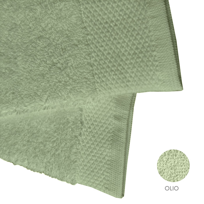 Set asciugamano ospite 3 pezzi olio