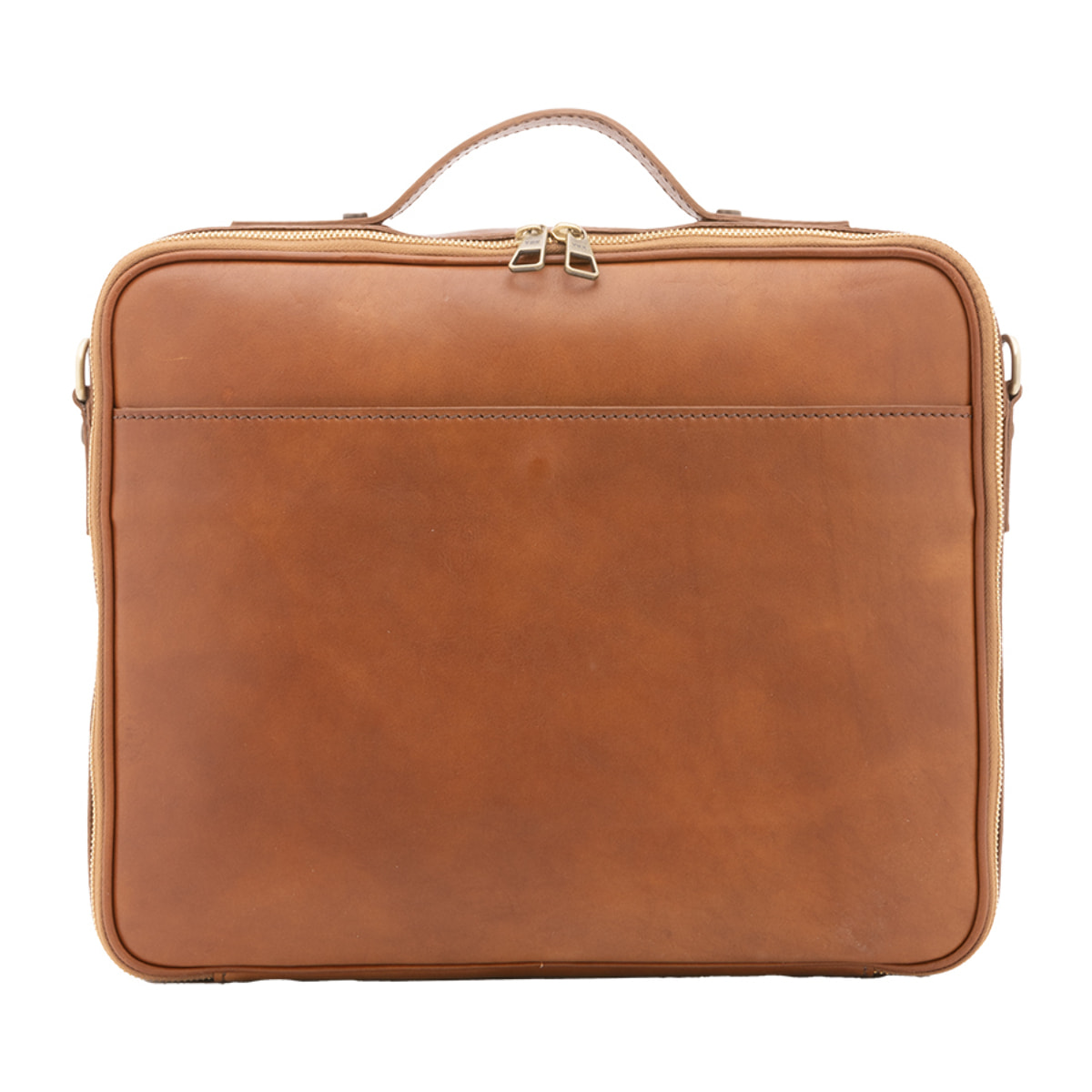 Borsa a mano  unisex In Vera pelle Made in Italy 38x32x6 cm