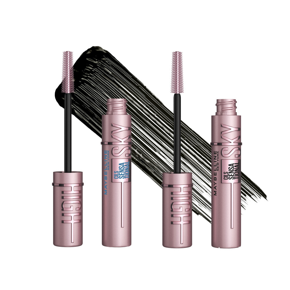 Maybelline New York Cils Sensational Sky High Mascara Very Black Lot de 2